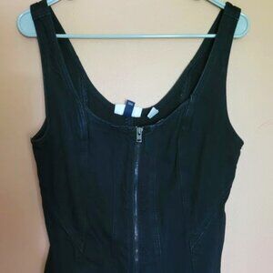 Women's Jean Zip-Up Vest Size 8
